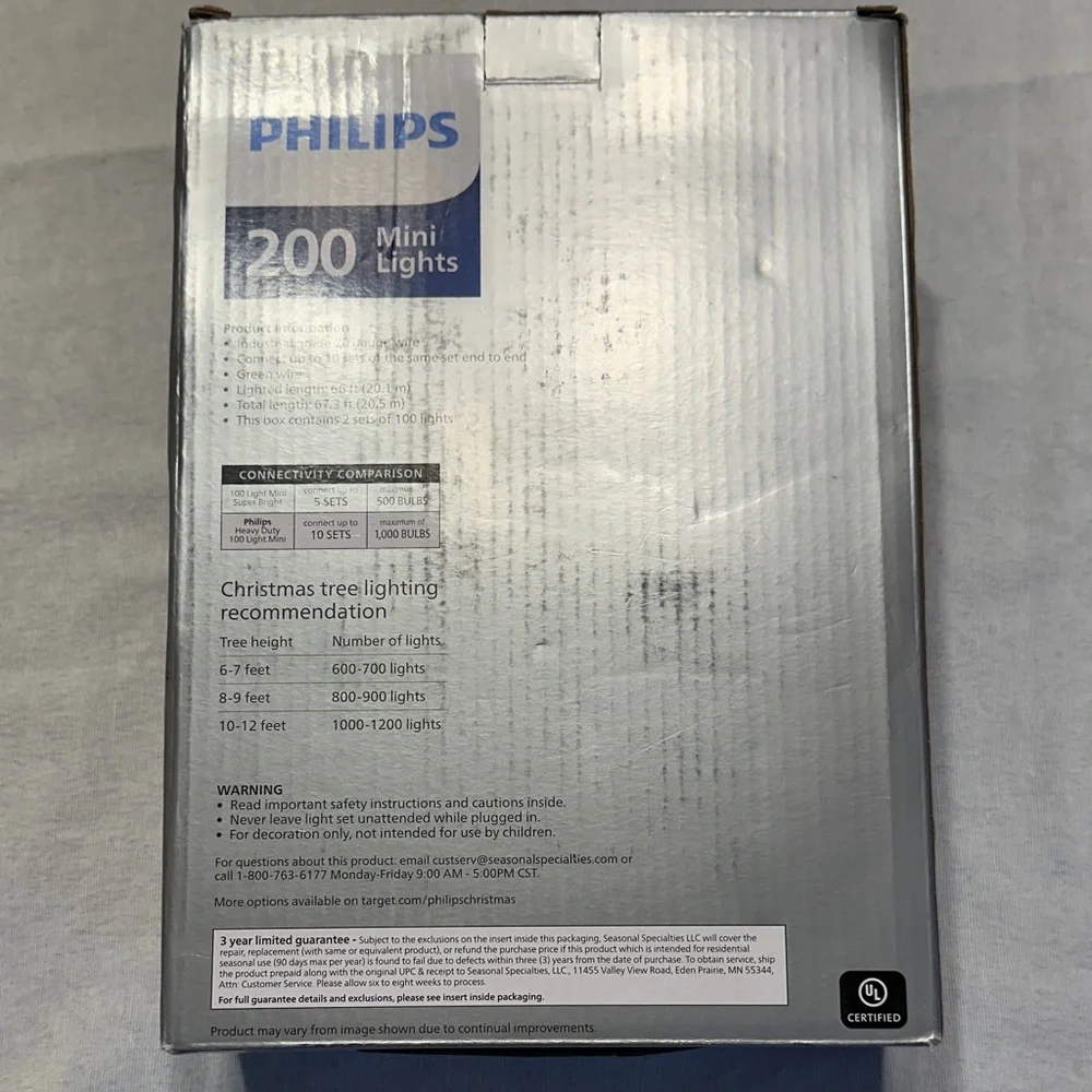 Philips Heavy Duty Mini Lights - Clear